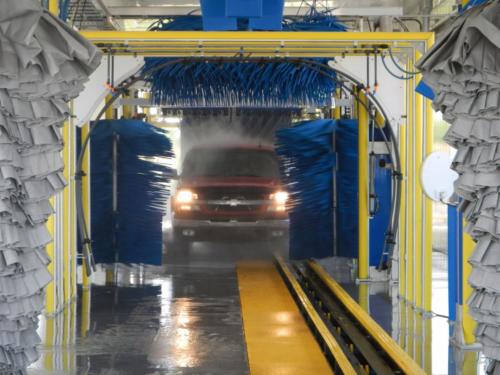 Car wash wheel brush